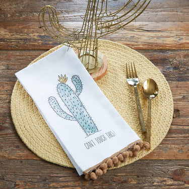 Can't Touch This Printed Dishtowel - Set of 2 Park Designs - The Fox Decor